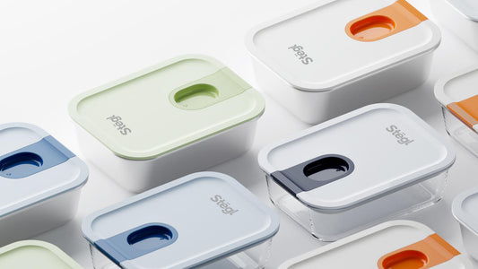 Stëgl Rectangle Glide-Ease Stainless Steel Food Container - 1050 ml