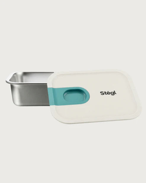 Easy Slide Stainless Steel Container with One-Handed Unlock
