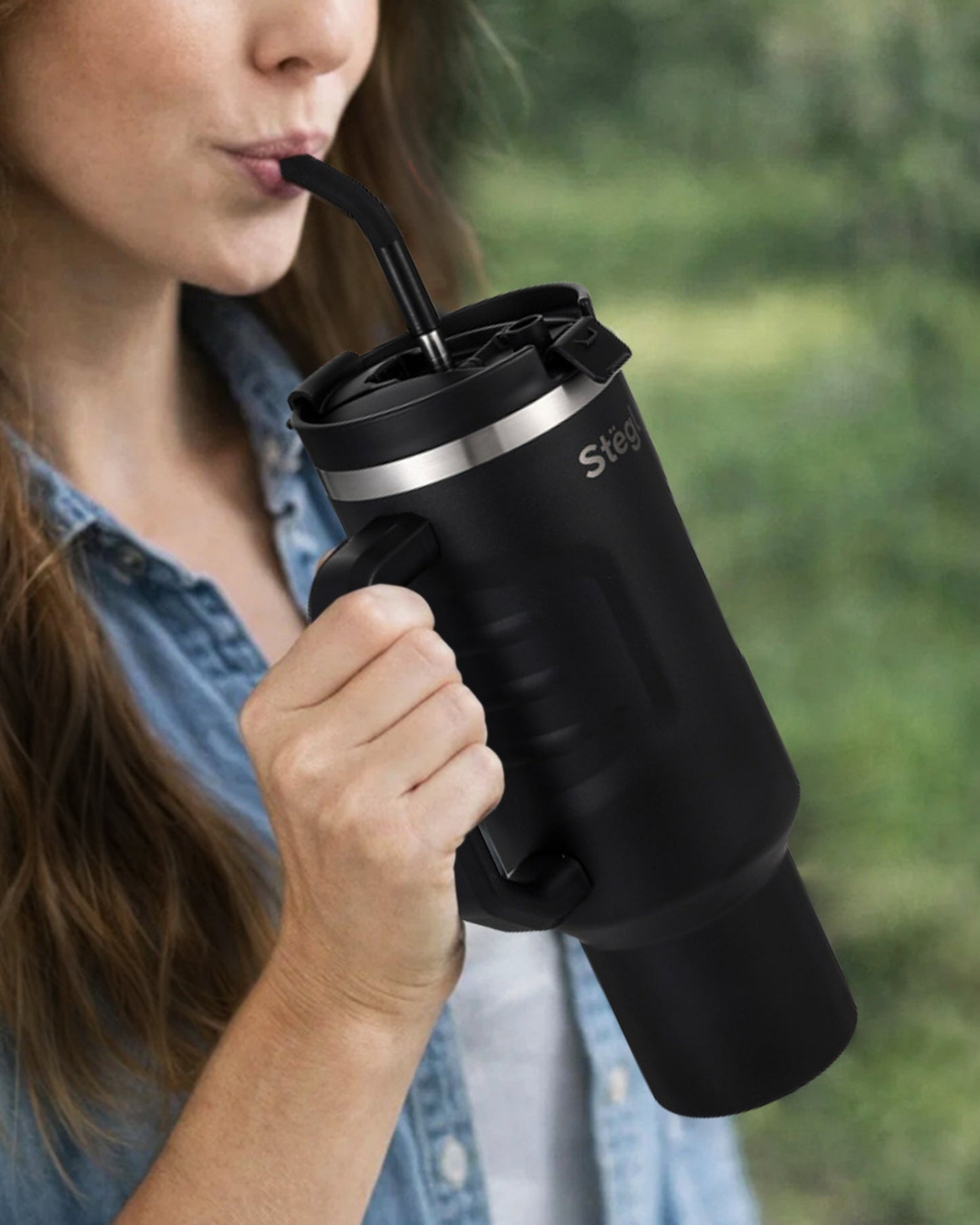 Obsidian Black Tumbler