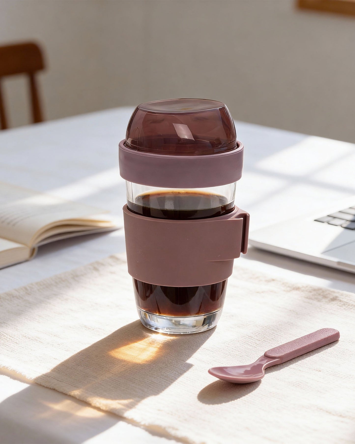 Glass Yogurt & Coffee Cup