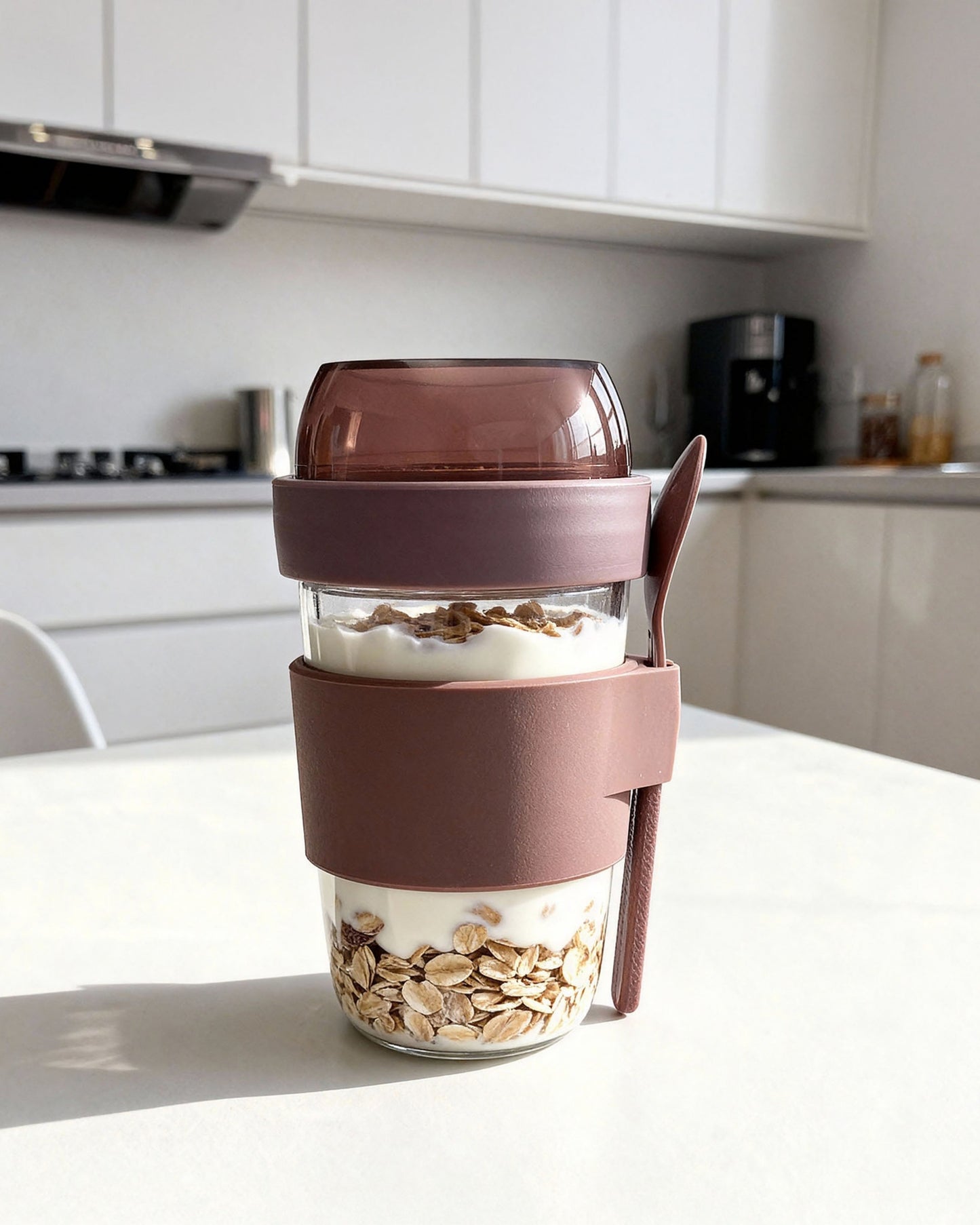 Glass Yogurt & Coffee Cup